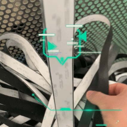 阻燃硅膠發泡背膠條