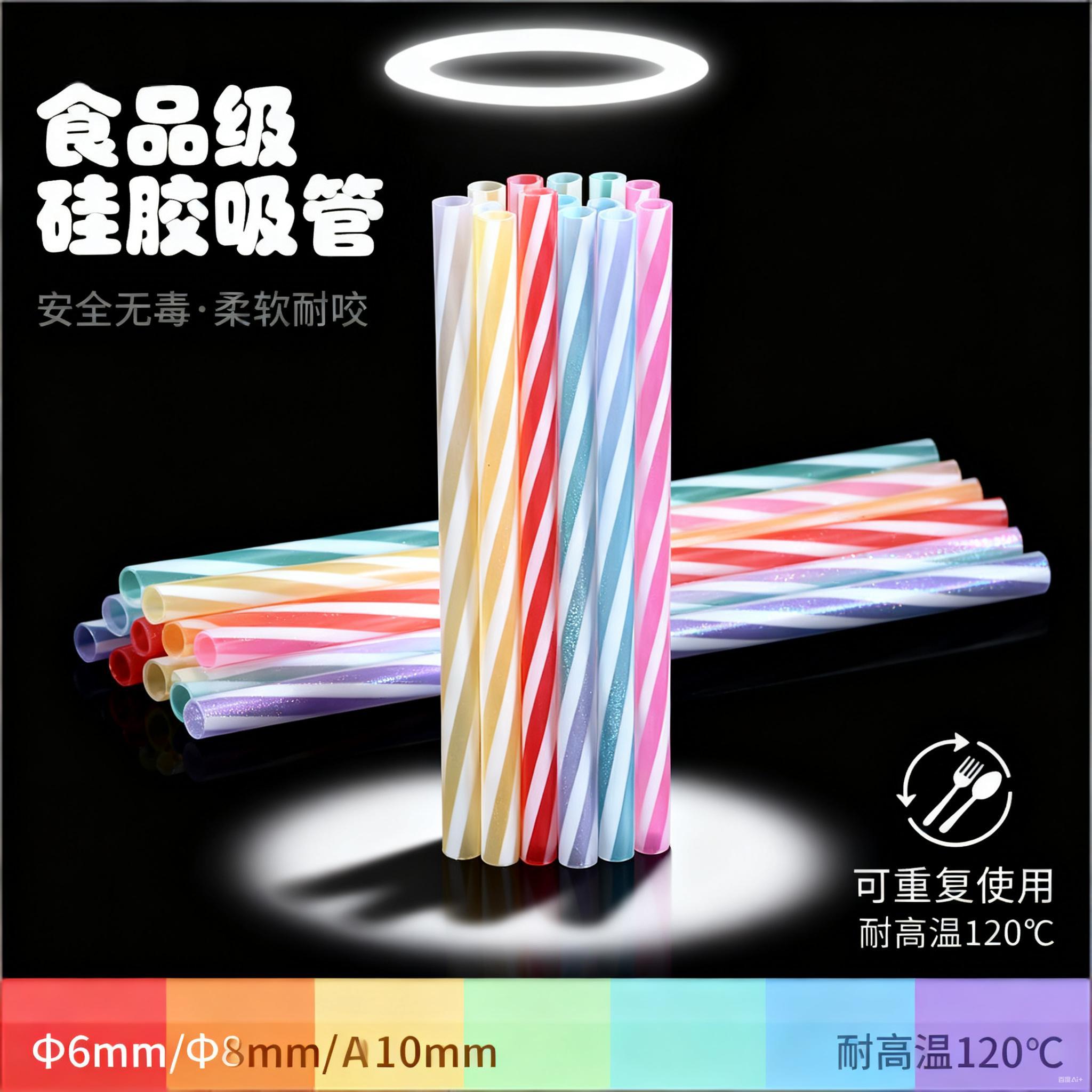 食品級硅膠吸管